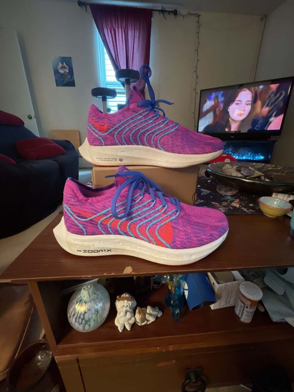 NEW!!! Nike Women's Pegasus Turbo Next Nature Fuchsia Dream/Bright Crimson Runni